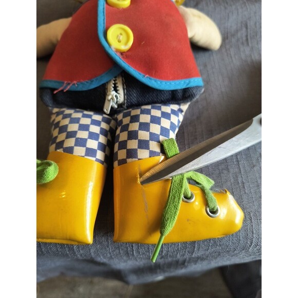 Vintage Playschool Dapper Dan Teaching Doll 10” 1970 Hong Kong - Picture 10 of 12